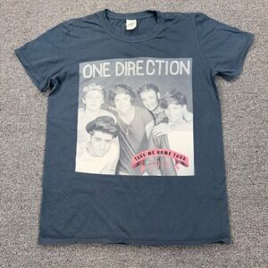 One Direction Take Me Home Tour 2013 Band T Shirt Black Concert Tee